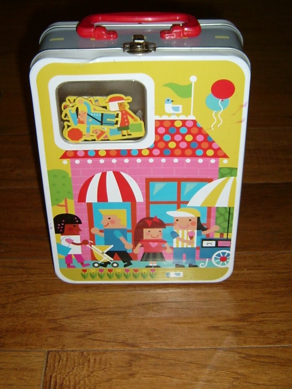 Hallmark Let's Go Shopping Connect & Play Puzzle in Tin, Complete